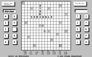 Scribble atari screenshot